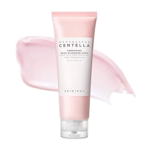 SKIN1004 Poremizing Deep Cleansing Foam, 4.23 fl.oz, 125ml, Makeup Remover, Korean Face Cleanser with Himalayan Pink Salt & Madagascar Centella Asiatica for Facial Pore Cleansing, Korean Skin Care - Image 1