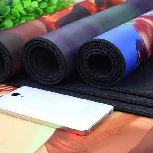 Monster Hunter 900x400mm Tapis de Souris XXL Multifonction Gaming Mousepad XXL Grand sous Main, Anime Souris 3mm Bureau Anti-Glissant Surface Texturée pour Ordinateur, D thumbnail 4