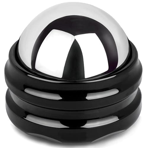 Stainless Steel Massage Roller Ball - Ice Therapy for Muscle Pain Relief, Sore Muscles, and Tension Alleviation Cold & Hot Therapy for Back, Shoulders, Legs, and Calves Myofascial Release Tool - Image 1