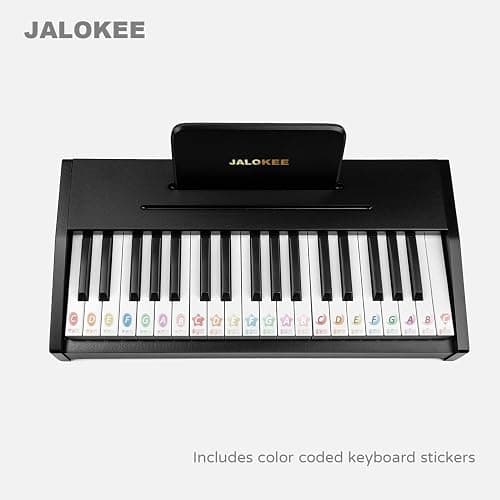 JALOKEE Kids Piano Keyboard, Digital Piano for Kids, Music Educational Instrument Toy, Wood Toy for 3+ Girls and Boys (Black, 37 Keys) thumbnail 4