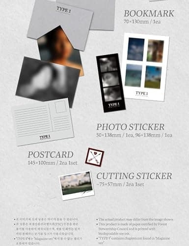 BTS V [ TYPE 1 : KIM TAE HYUNG ] Photobook + Magazine Ver Set (via DHL Express) KIM TAEHYUNG thumbnail 5
