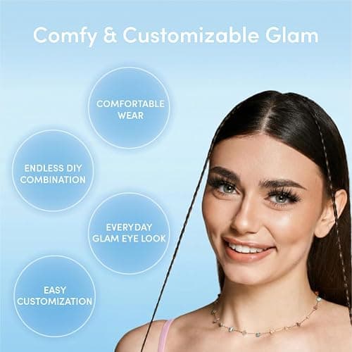 Broadway Lash Clusters, 9-16mm 120pcs Assorted False Eyelashes, Customizable DIY Individual Lash Extensions for Beginners, Lightweight & Comfortable Wide Band, Great for Everyday Glam & Volume thumbnail 3