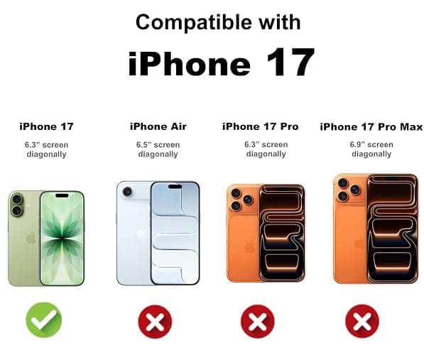 Shamo's Clear TPU Case for iPhone 17 – with Camera Protection, Ultra Slim, Shockproof, Anti-Yellowing, Scratch-Resistant, Wireless Charging Compatible, Enhanced Grip (for iPhone 17) thumbnail 2
