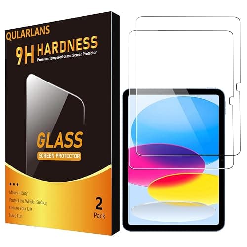Qularlans 2 Pack Screen Protector for iPad 11th Generation A16 2025 11 Inch/iPad 10th Generation 2022 10.9 Inch, 9H Hardness Tempered Glass Ultra Sensitive Apple Pencil Compatible - Image 1