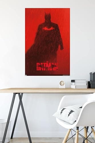 Trends International DC Comics Movie The Batman - Batman Teaser One Sheet Wall Poster, 22.375" x 34", Poster & Mount Bundle thumbnail 6