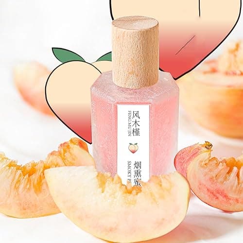 Peach Scented Fragrance Spray, Feng Mu Jin Smoky Peach Perfume 50ML, Long Lasting Refresh Fruit Woody Floral Fragrance Perfumes for Women (1) thumbnail 4