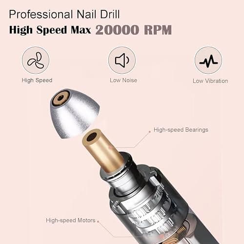 Acrylic Nail Kit for Beginners with Everything Practice Tools Set Gift | Complete Nail Starter Set with Drill U V Lamp Acrylic Powder French Tips Glitter Powder Decorations for Women Home Salon DIY thumbnail 4