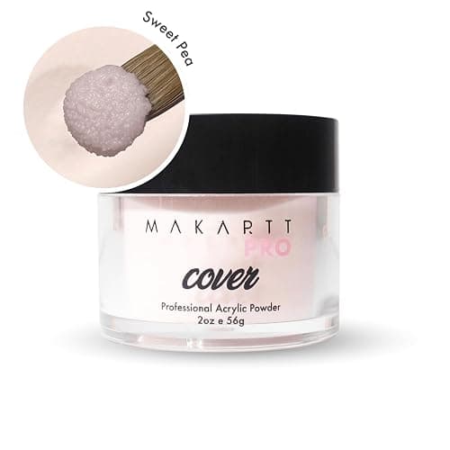 MakartPro Cover Acrylic Powder, Sweet Pea, Nail Extensions, 56g/2oz | Professional Acrylic Powder, Durable, Long-Lasting, Easy-Apply Formula for Nail Extensions, Overlays, Sculpting & Nail Art thumbnail 2
