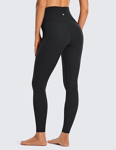 CRZ YOGA Womens Brushed Naked Feeling Workout Leggings 28"- High Waisted Gym Compression Tummy Control Yoga Pants thumbnail 2