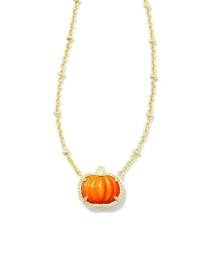 Kendra Scott Pumpkin Short Pendant Necklace, Fashion Jewelry for Women - Image 1