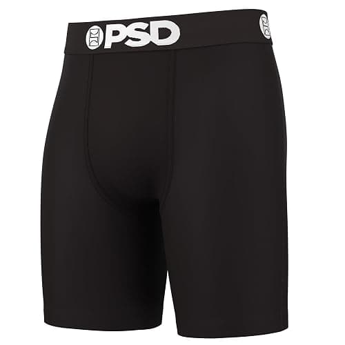 PSD Underwear Mens Boxer Briefs - Solid Basics, Standard Length Pack & Singles, Soft & Breathable Boxer Briefs for Men thumbnail 3
