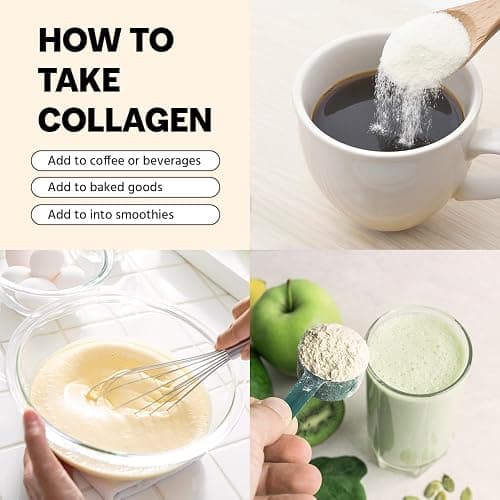 Cevitol Marine Collagen Peptides - Hydrolyzed Ultra-fine Collagen Powder for Women & Men, Hyaluronic Acid, Biotin, Vitamin C, for Skin, Hair, Nails, Joints, Non-GMO, Unflavored, Easily Dissolved, 16oz thumbnail 7