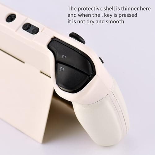 UYIYE Protective Case for Steam Deck - Kickstand Case - Reliable Accessory in White thumbnail 5