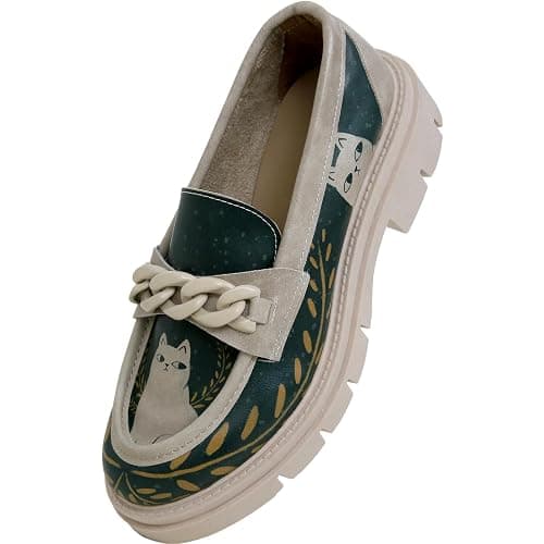 DOGO Penny Loafers for Women - Handmade and Vegan Leather Platform Loafers for Women thumbnail 4