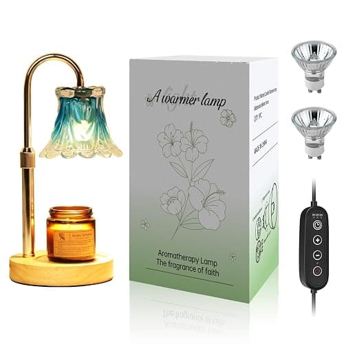 GEEZO Fragrance Candle Warmer Lamp，Electric Candle Warmer with Timer & Dimmer，Mom Christmas Birthday Gifts for Women, House Warming Gifts New Home Bedroom Decor thumbnail 7