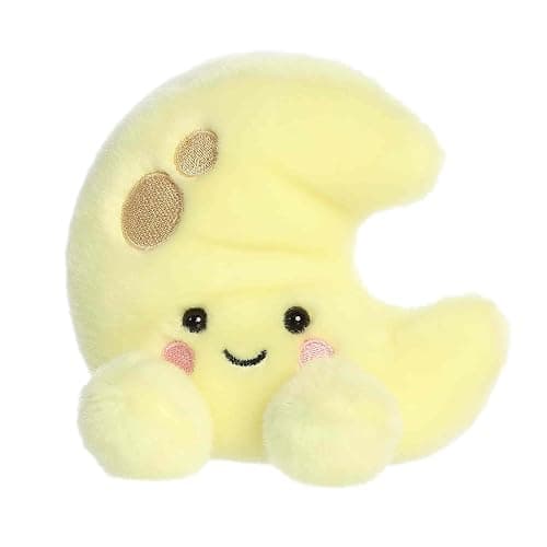 Aurora® Adorable Palm Pals™ Evelyn Crescent Moon™ Stuffed Animal - Fun Collectible Plush for Kids and Adult Collectors - Perfect for Decorating Rooms and Birthday Gifts - Yellow 5 Inches thumbnail 6