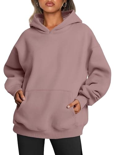 Trendy Queen Womens Oversized Hoodies Fleece Sweatshirts Fall Fashion 2025 Pullover Sweaters Winter Clothes - Image 1