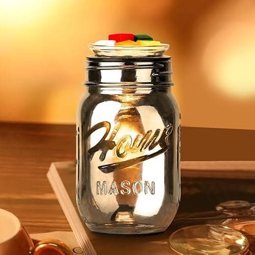 Pluggable Fragrance Warmer- Decorative Plug-in for Warming Scented Candle Wax Melts and Tarts or Essential Oils (Black) thumbnail 2