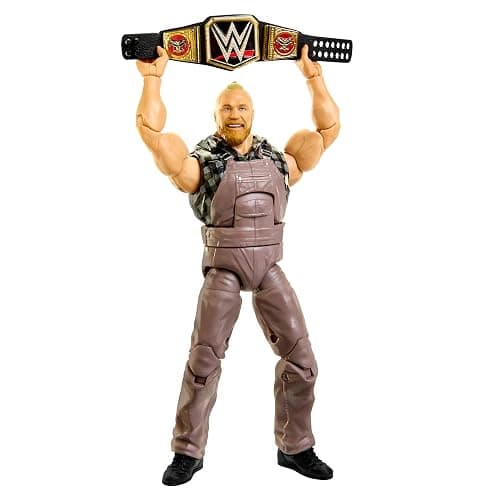 Mattel WWE Brock Lesnar Elite Collection Action Figure, Deluxe Articulation & Life-like Detail with Iconic Accessories, 6-inch thumbnail 5