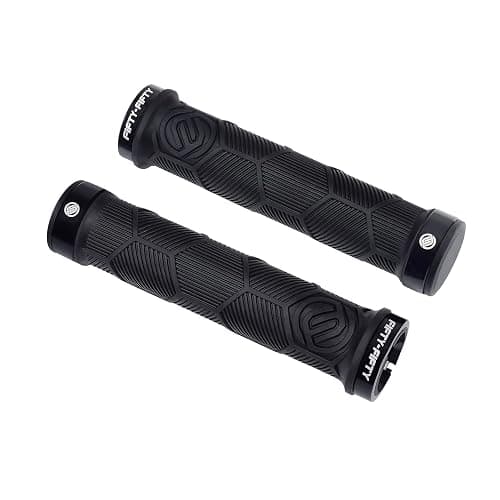 FIFTY-FIFTY Double Lock-On Mountain Bike Grips, Bicycle Handlebar Locking Grips, Non-Slip MTB Handle - Image 1