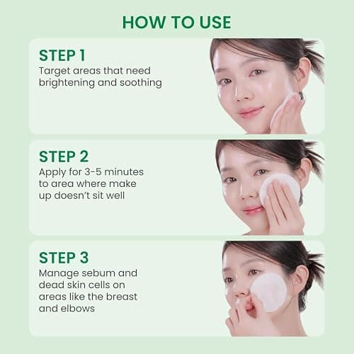 QUIA Dual-Action Toner Pads – Gentle PHA Exfoliation for Sensitive Skin – Instantly Hydrate and Minimize Pores – 70 Soft-Touch Korean Textured Pads – Blackhead and Blemish Control thumbnail 6