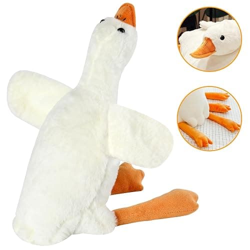 CottonStar Goose Stuffed Animal 20 Inch Plush Toy, 1.4 lbs Cute Duck Stuffed Animal, Plush Soft Plushies Pillow Doll Toys, Gift for Anxiety Kids and Friends, White thumbnail 6