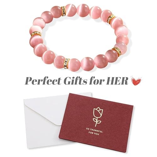 DUQGUHO Healing Bracelets for Women Anxiety Crystal Bracelet 10mm Stretch Stone Jewelry Crystal Gifts for Women thumbnail 5