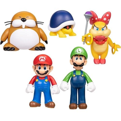 Super Mario World of Nintendo 2.5-inch Mini Figure Monty Mole thumbnail 2