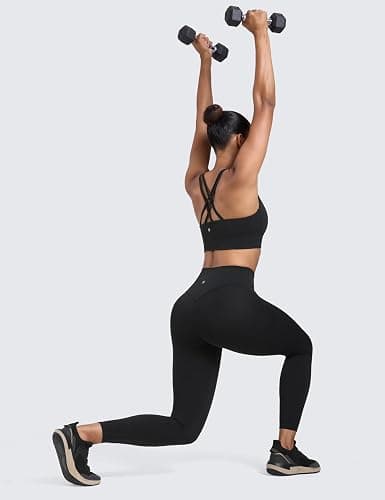 CRZ YOGA Secretsculpt Butterlift Workout Leggings 25" - No Front Seam High Waisted Womens Yoga Pants Booty Scrunch Butt thumbnail 4