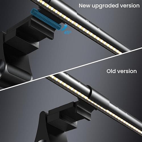 Quntis Computer Monitor Lamp, Screen Monitor Light Bar for Eye Caring, USB Reading LED Task Lamp with Auto-Dimming, Dimmable Light Bar, Touch Control, No Glare Space Saving Home Office Desk Lamps thumbnail 9