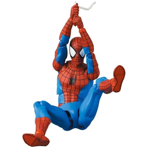 メディコム・トイ(MEDICOM TOY) MAFEX No.185 Spider-Man Spider-Man (Classic Costume Ver.) Total Height Approx. 6.1 inches (155 mm), Non-Scale, Pre-Painted Action Figure - Image 1