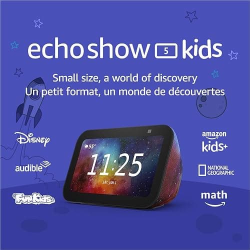 Amazon Echo Show 5 Kids (newest model), Designed for kids, with parental controls, Galaxy thumbnail 8