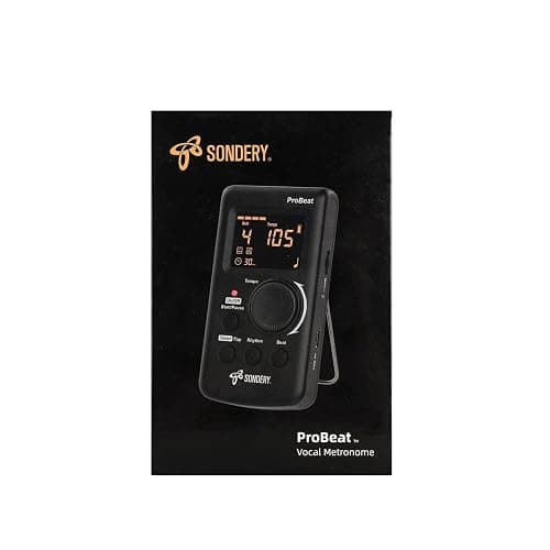 Sondery Digital Metronome Rechargeable English Vocal Counting with Timer Function for Piano Guitar Drum and All Instruments thumbnail 8
