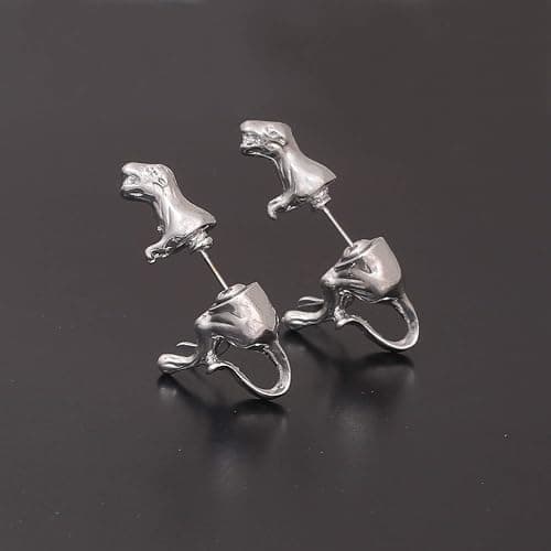 ZOLEAROPY Dinosaur Skeleton Vintage Collar Necklaces Statement Gothic Tyrannosaurus T-Rex Bone Choker Pendant Necklaces Bib Fashion Costume Jewelry thumbnail 3
