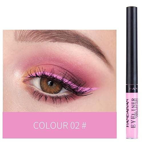 12 Colors Matte Liquid Eyeliner Set Rainbow Colorful Neon Eyeliner Pencil Pigmented Waterproof Smudgeproof Long Lasting Gel Eye Liner Christmas Makeup Gift Kit for Women (Set A) thumbnail 8
