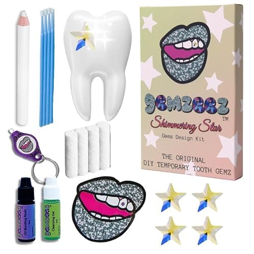 Gemzeez: The Original DIY Temporary Tooth Gemz Starter Kit (Crushed Ice) and 1,000 Gemz thumbnail 9