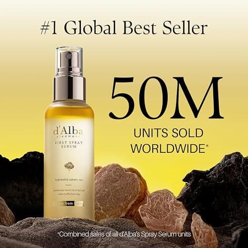 d'alba Piedmont Italian White Truffle First Spray Serum, Vegan Skin Care, Light-weight Face Moisturizer, Glow Serum for Radiant Skin, Non Comedogenic, All In One Mist, Korean Skin Care (3.38 fl oz.) thumbnail 2