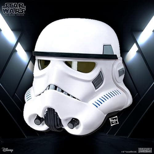 Star Wars The Black Series Imperial Stormtrooper Premium Electronic Helmet, Rogue One: A Story Adult Roleplay Item thumbnail 8
