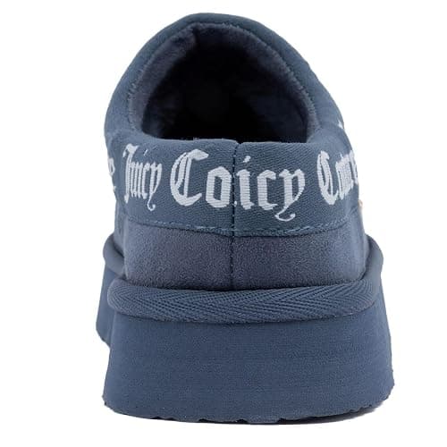 Juicy Couture Women's Cozy Slipper Mule – Plush Indoor Outdoor House Shoe with Memory Foam and Faux Fur Lining thumbnail 3