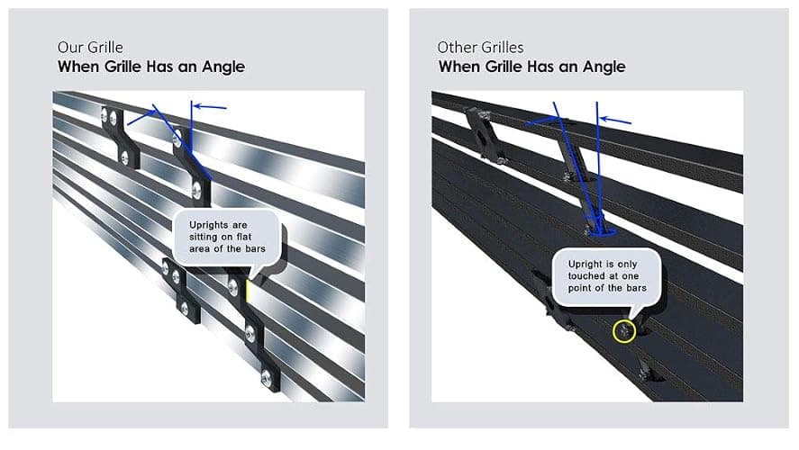 APS Compatible with 2007-2013 GMC Sierra 1500 New Body 2007-2010 Denali Billet Grille Grill Insert G66474A thumbnail 7