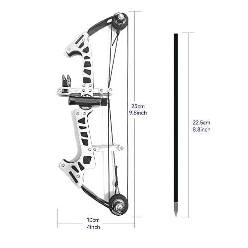 Archery Bow Set Left and Right Hand Compound Bow Hunting Bow Metal Material Catapult RH/LH for Practice Archery thumbnail 3
