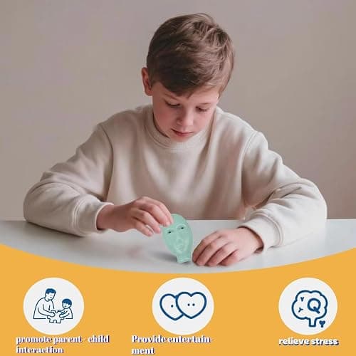 Aqzaxora Pimple Popping Toy, Squishy Fidget Toys Pimple Popping Fidget Toy with Filler Tools Weird Alien Pimple Popping Novelty Stress Relief & Reusable & Self-Filling for Adults & Teens thumbnail 7