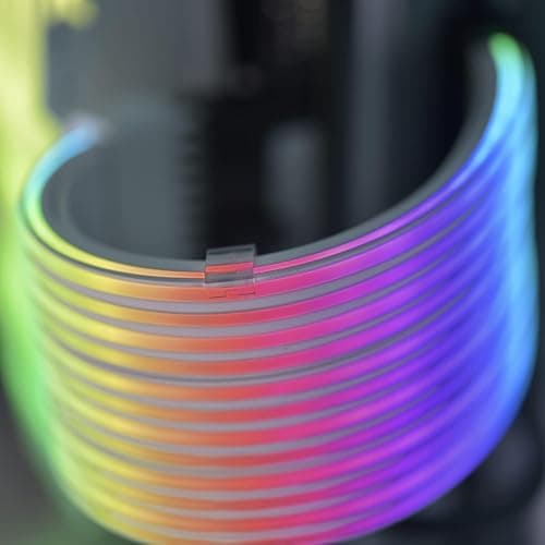 Lian Li Strimer Plus V2 24 Pin (PW24-PV2) - Addressable RGB Power Extension Cable (Strimer L-Connect 3.0 Controller Included) - for Motherboard Connector, PW24-PV2 Black thumbnail 11