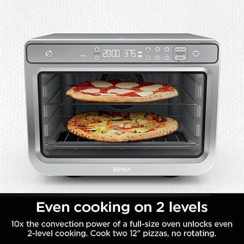 Ninja Prestige Smart XL with Pro Cook System 10-in-1 Air Fry Digital Countertop Convection Toaster Oven with Air Fry, Air Roast, Broil & Bake, Pro Cook Thermometer, 1800 Watts, Stainless Steel, DT551 thumbnail 8