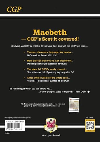 GCSE English Shakespeare Text Guide - Macbeth includes Online Edition & Quizzes: for the 2027 and 2028 exams thumbnail 2
