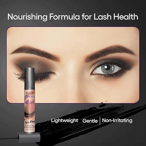 Prosa Mascara Set - Micro-Fiber Mascaras - Waterproof Mascaras - Lengthening, Mexican Mascara, Smudge Resistant, Long Lasting, Clump-Free Formula for a Natural, Full Lash Look (3 Pack) thumbnail 5