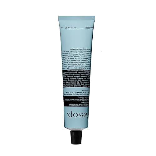 Aesop Reverence Aromatique Travel Size Hand Balm | Lotion that Gently Exfoliates Dry Hands + Nourishes with Macadamia Seed Oil and Shea Butter | 2.4 oz / 75 mL - Image 1