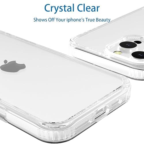 Elrvaga Ultra-Clear Hybrid Case Shockproof & Anti-Yellowing Phone Case | TPU + Acrylic Dual Protection | Slim Fit & Scratch-Resistant Design for iPhone 15 pro max thumbnail 4