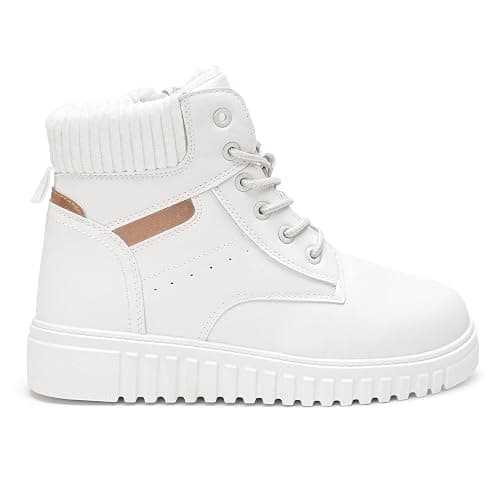 GLAMORA Bottines d'hiver pour femme imperméables et thermiques avec semelle antidérapante et doublure chaude en fourrure, confortables et légères, idéales pour la ville, le travail ou les activités de thumbnail 4