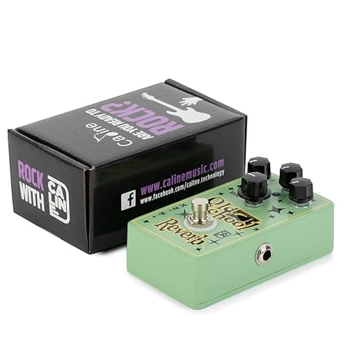 Caline CP-512 Old School Digital Reverb Guitar Effects Pedal (Room, Hall, Church) Aluminum Alloy Casing thumbnail 7